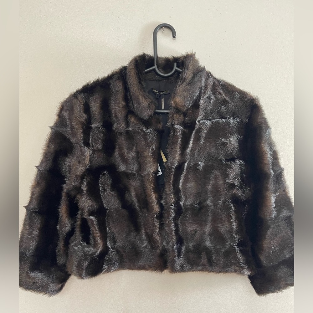 Alberto Makali jacket completely new size Xl color black with brown